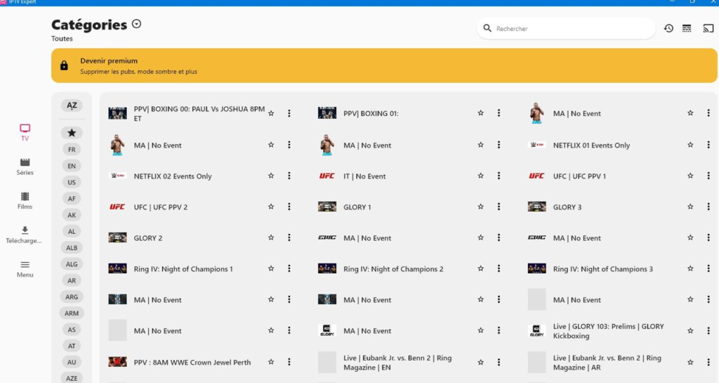 Watch movies and series on Windows